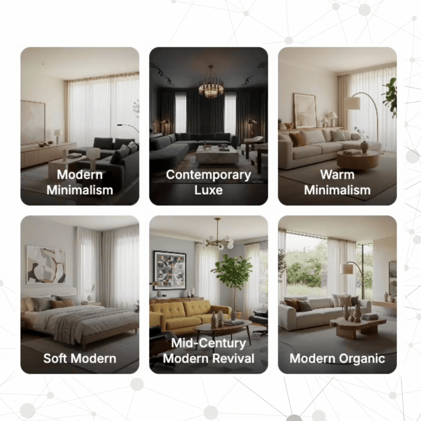 Apartment style direction selection interface