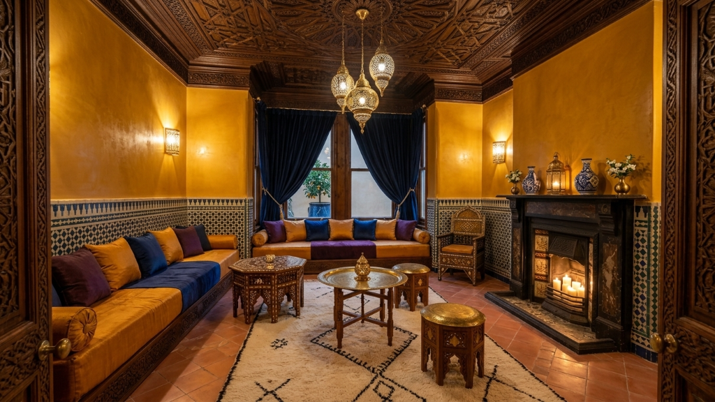 Moroccan inspired room