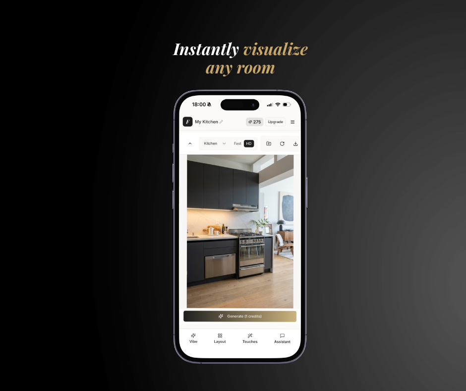 Instantly visualize any room